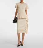 Stella McCartney Ribbed-knit cotton top