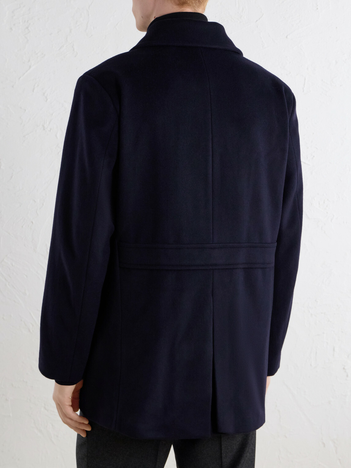 N.PEAL - Great Portland Double-Breasted Wool and Cashmere-Blend Twill Coat - Blue