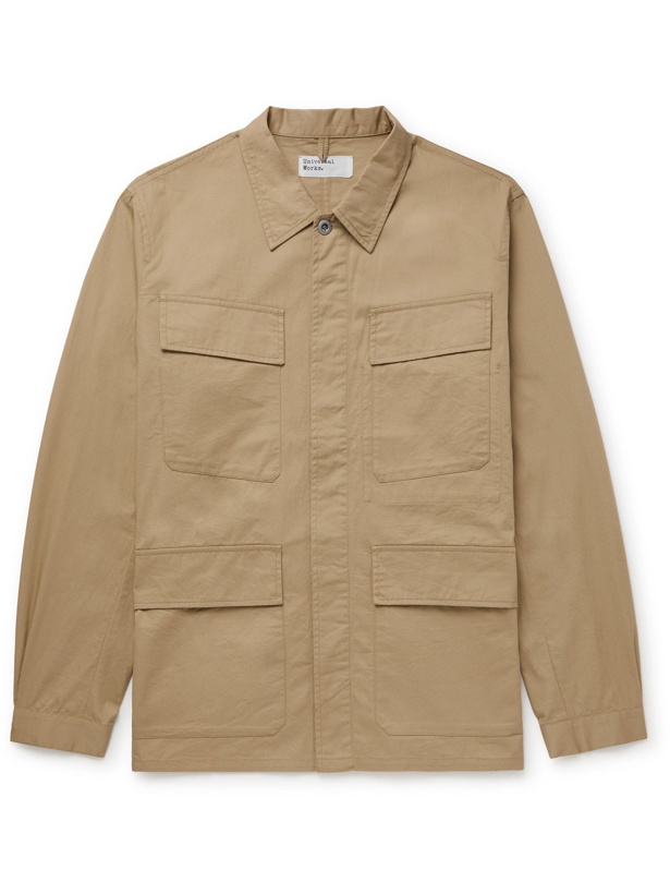 Photo: UNIVERSAL WORKS - Fatigue Cotton-Blend Twill Jacket - Brown