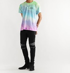 AMIRI - Logo-Print Tie-Dyed Jersey T-Shirt - Multi