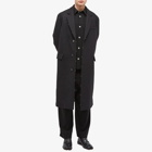 Loewe Men's Embroidered Long Coat in Black