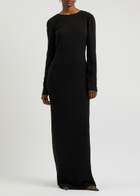 16 Arlington Christabel Open-back Gown Black