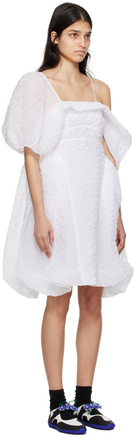 Cecilie Bahnsen White Snow Minidress