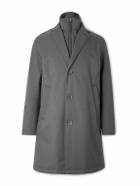 Herno - Shell Coat With Detachable Gilet - Gray