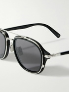 Dior Eyewear - DiorBlacksuit A4U Aviator-Style Acetate and Silver-Tone Sunglasses