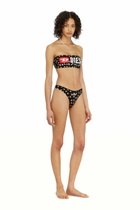 Diesel 3-pack of stretch cotton thongs with floral print - Panties Womens in Black