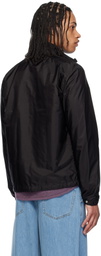 Moncler Black Montriond Hooded Windbreaker Jacket