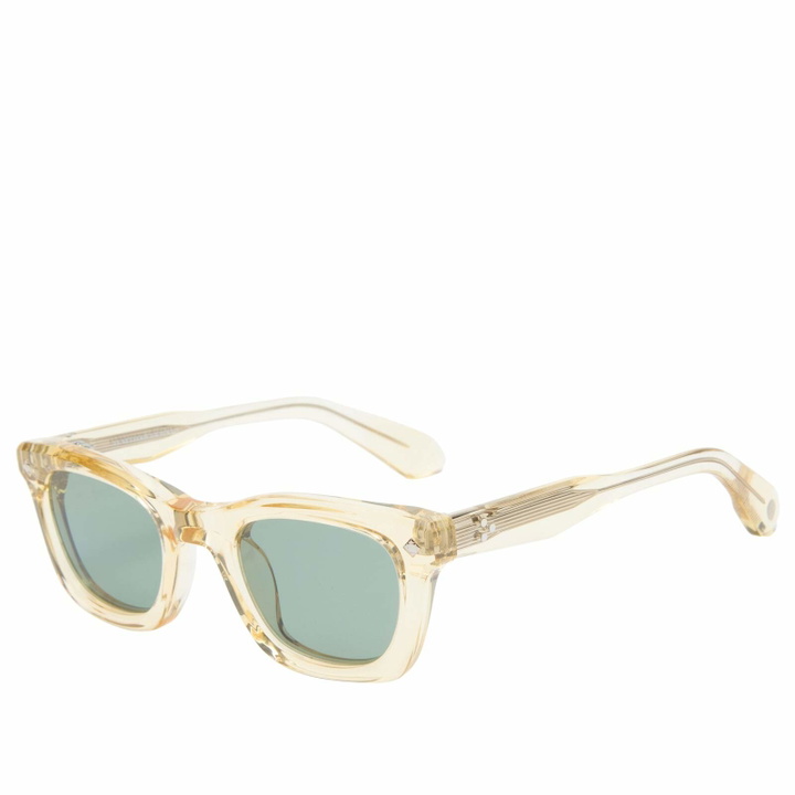 Photo: Lunetterie Générale Forever Young Sunglasses in Vintage Crystal/Palladium 