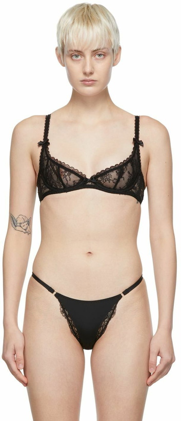 Photo: Agent Provocateur Black Hinda Demi Bra