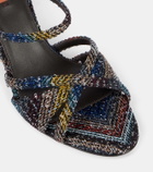 Missoni Lucy Caperdoni sequined wedges