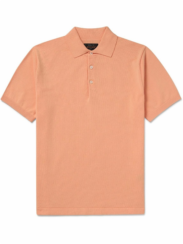 Photo: Beams Plus - Cotton Polo Shirt - Orange