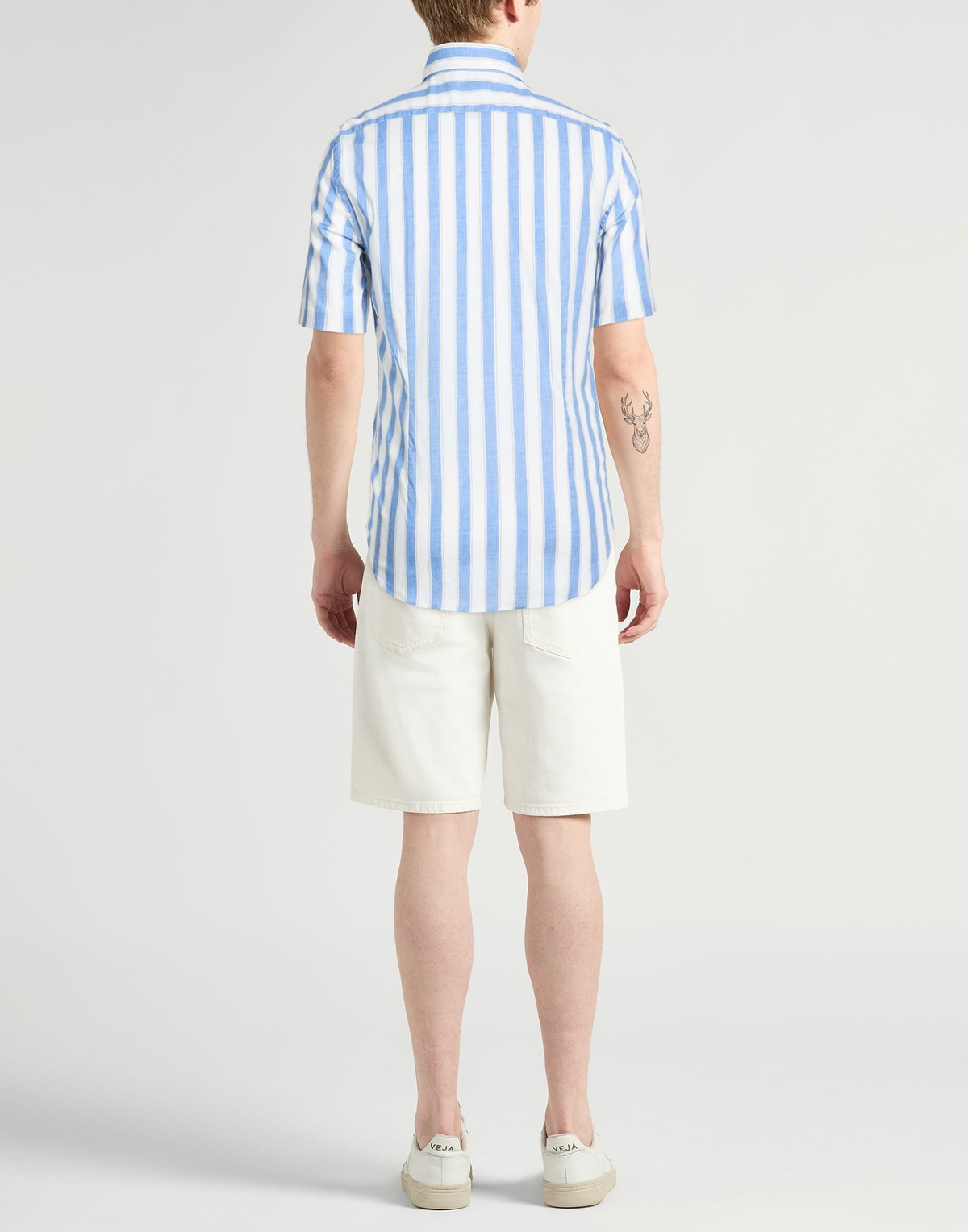 Fedeli Mens Shirt in Blue