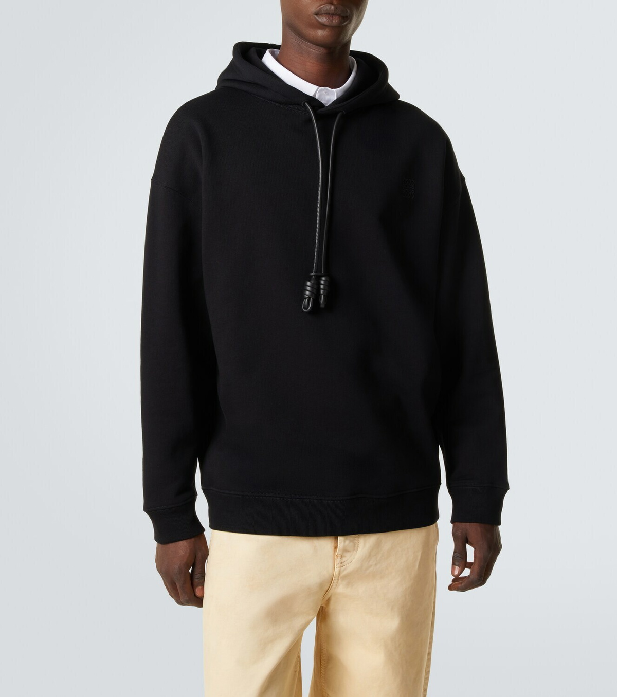 Loewe Anagram cotton jersey hoodie