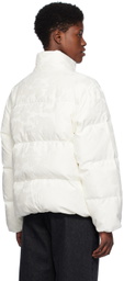 BAPE Off-White Solid Camo Down Jacket