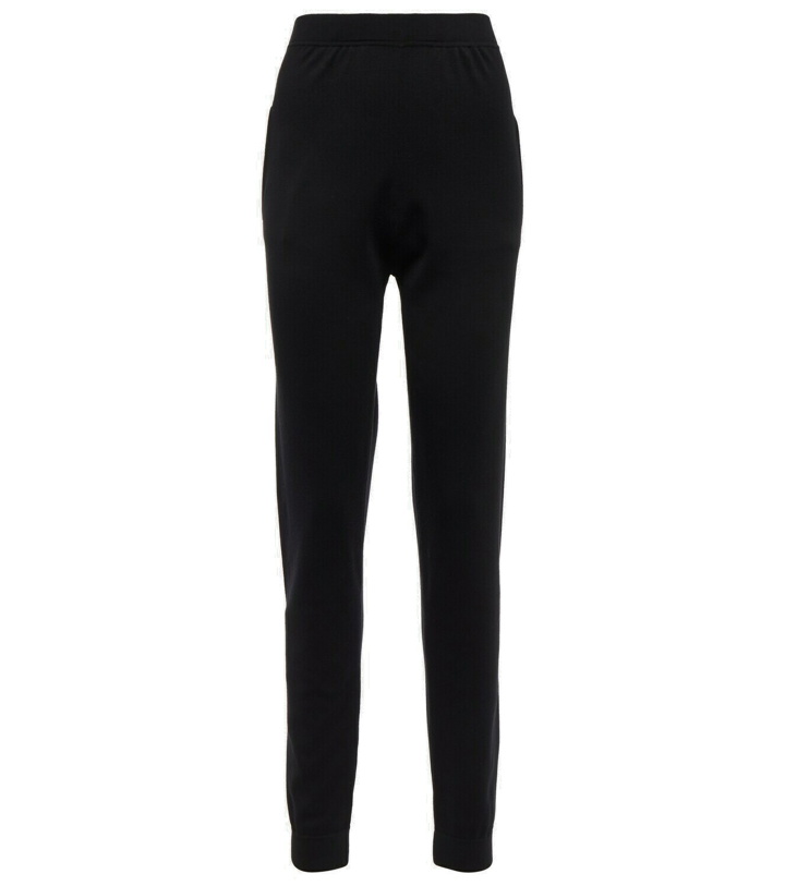 Photo: Saint Laurent - High-rise straight-leg wool pants