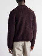 NN07 - 60064 Wool-Terry Fleece Cardigan - Brown
