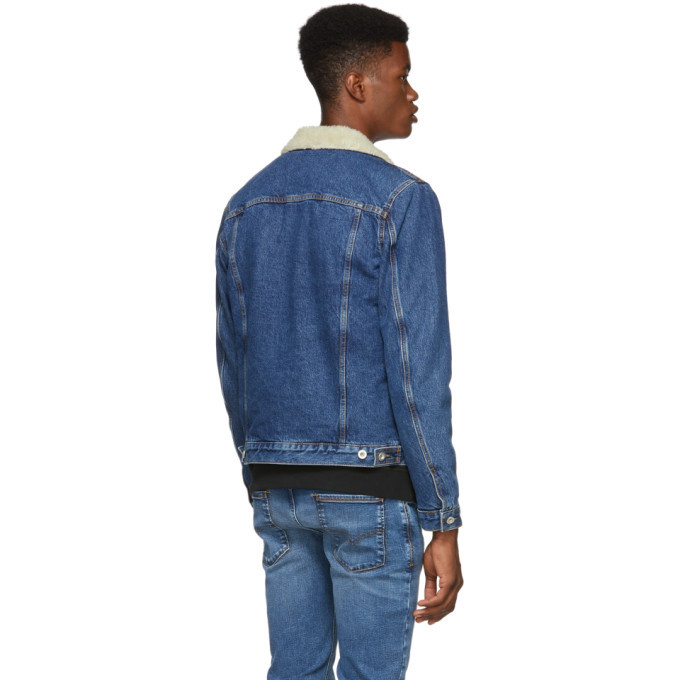 Diesel sherpa hot sale denim jacket