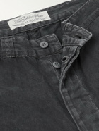 Remi Relief - Straight-Leg Cotton-Twill Trousers - Black