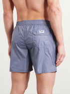 Hartford - Straight-Leg Mid-Length Recycled Swim Shorts - Gray