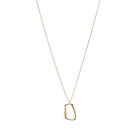 A.P.C. Men's Lock Necklace in Gold