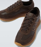 Moncler Pacey2 suede-trimmed sneakers