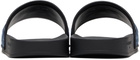Givenchy Blue Monogram 72 Pool Slides