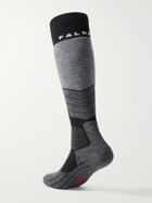 Falke Ergonomic Sport System - SK2 Stretch-Knit Ski Socks - Black