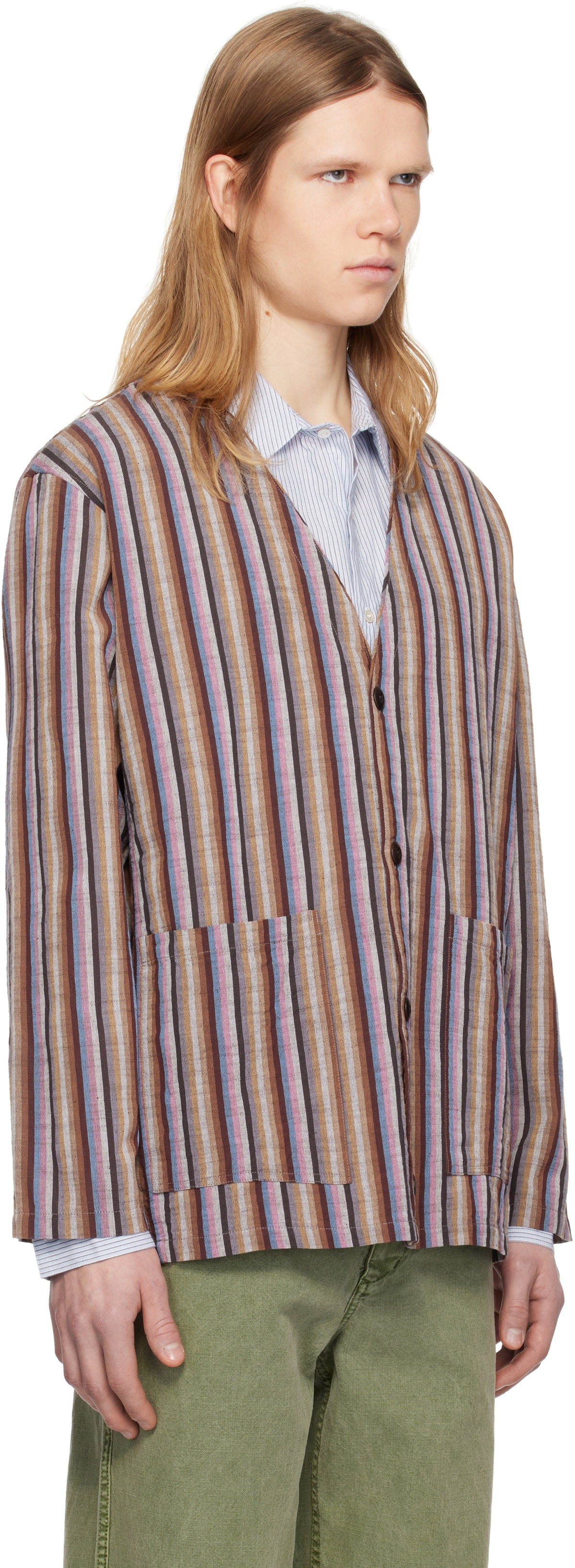 Pilgrim Surf + Supply Multicolor Sol Aizu Cardigan