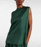 Asceno Trento silk twill tank top