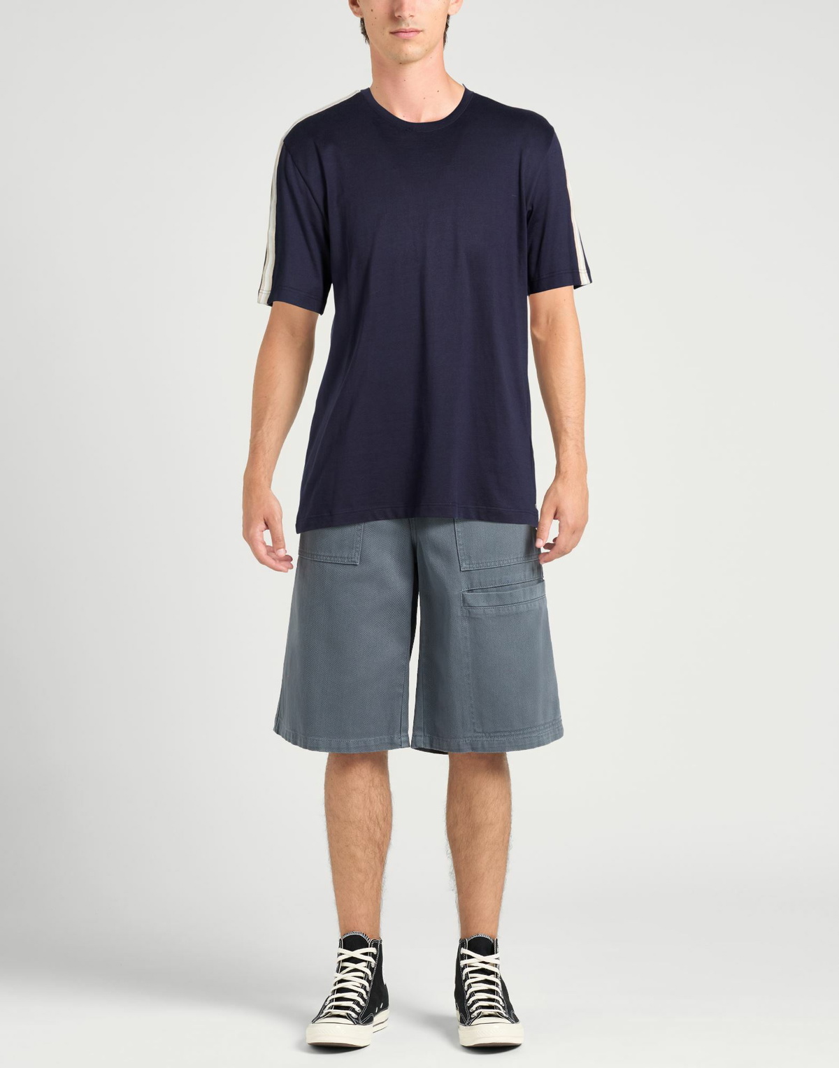 Eleventy Mens T-shirt in Navy
