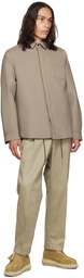 sacai Beige Suiting Bonding Shirt