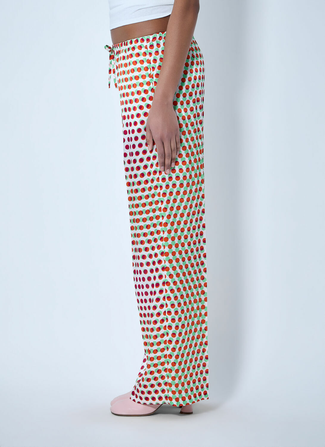 Dries Van Noten Wide-Leg Patterned Trousers