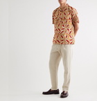 Beams Plus - Camp-Collar Printed Cotton-Poplin Shirt - Multi