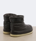 Miu Miu Padded leather ankle boots