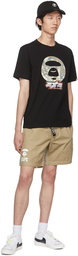 AAPE by A Bathing Ape Beige Cotton Shorts