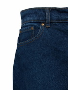 Y/PROJECT Asymmetric Slit Denim Midi Skirt