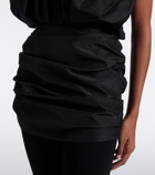 Magda Butrym Ruched silk bustier dress