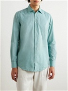Massimo Alba - Genova Cutaway-Collar Cotton-Voile Shirt - Blue