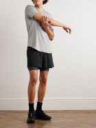 Lululemon - Straight-Leg Layered Stretch Recycled-Jersey Tennis Shorts - Black