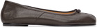 Maison Margiela SSENSE Exclusive Brown Tabi Vintage Ballerina Flats