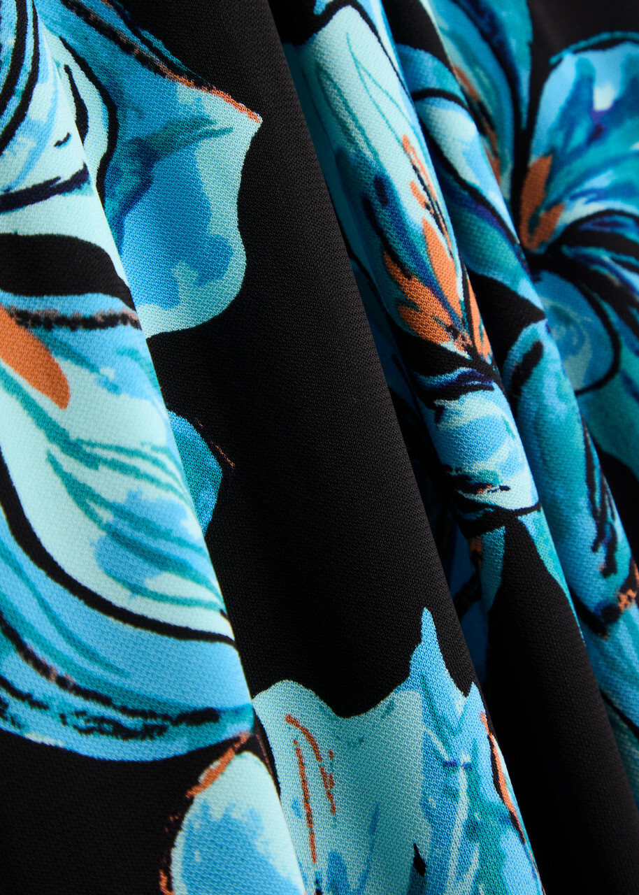 Diane Von Furstenberg Brooklyn Floral-print Jersey Trousers Multicoloured