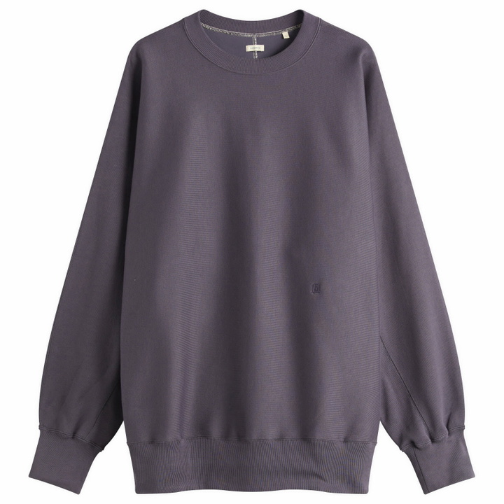 nanamica Gray Half Zip Reversible Sweatshirt Nanamica