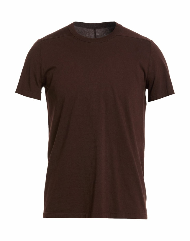 Photo: Rick Owens Mens T-shirt Chocolate in Brown