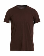 Rick Owens Mens T-shirt Chocolate in Brown