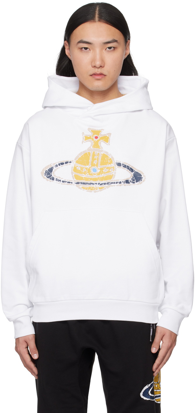 Vivienne Westwood White Time Machine Hoodie Vivienne Westwood