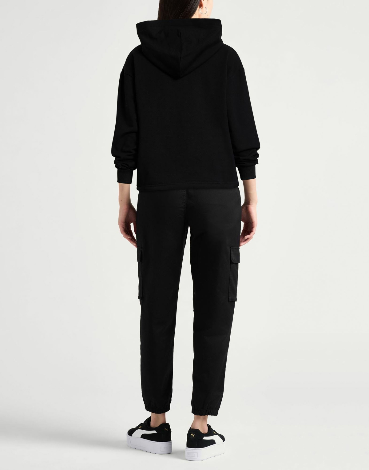 Shoe Womens Sweatshirt in Black