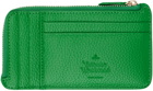 Vivienne Westwood Green Zip Card Holder