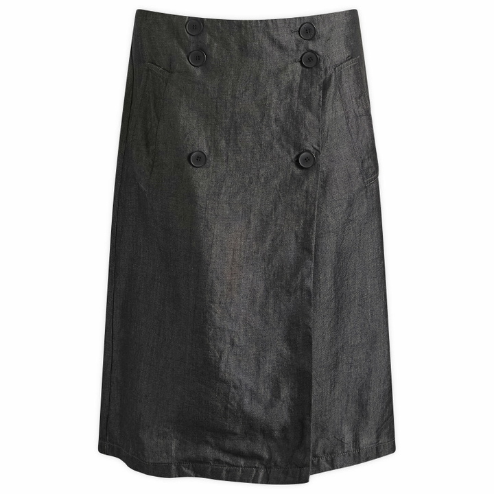 Photo: Peachy Den Women's Estelle Midi Skirt in Greyscale