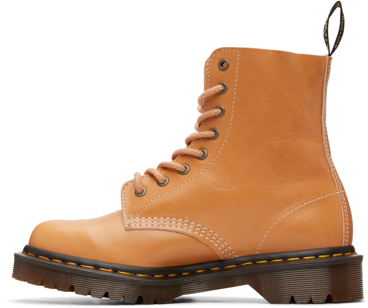 Dr. Martens Beige 1460 Pascal 8 Eye Boots