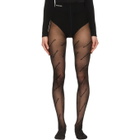 Balenciaga Black Logo Tights